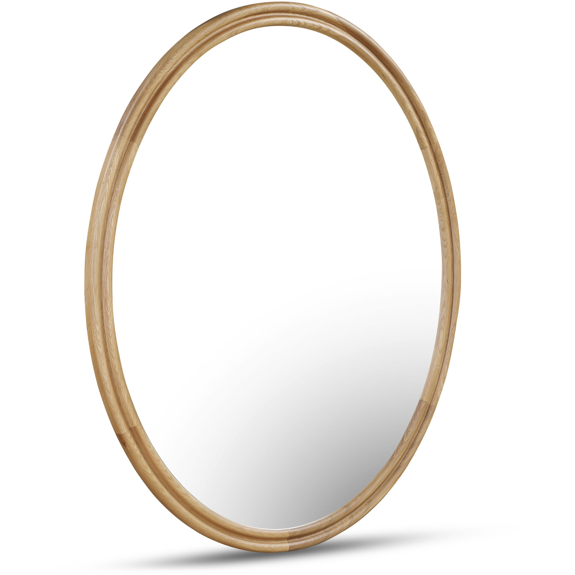 Alcott 40 X 32 inch Natural Mirror, Oval